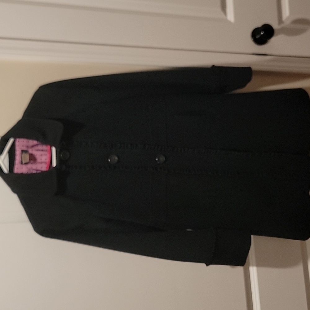 J. Crew black wool coat